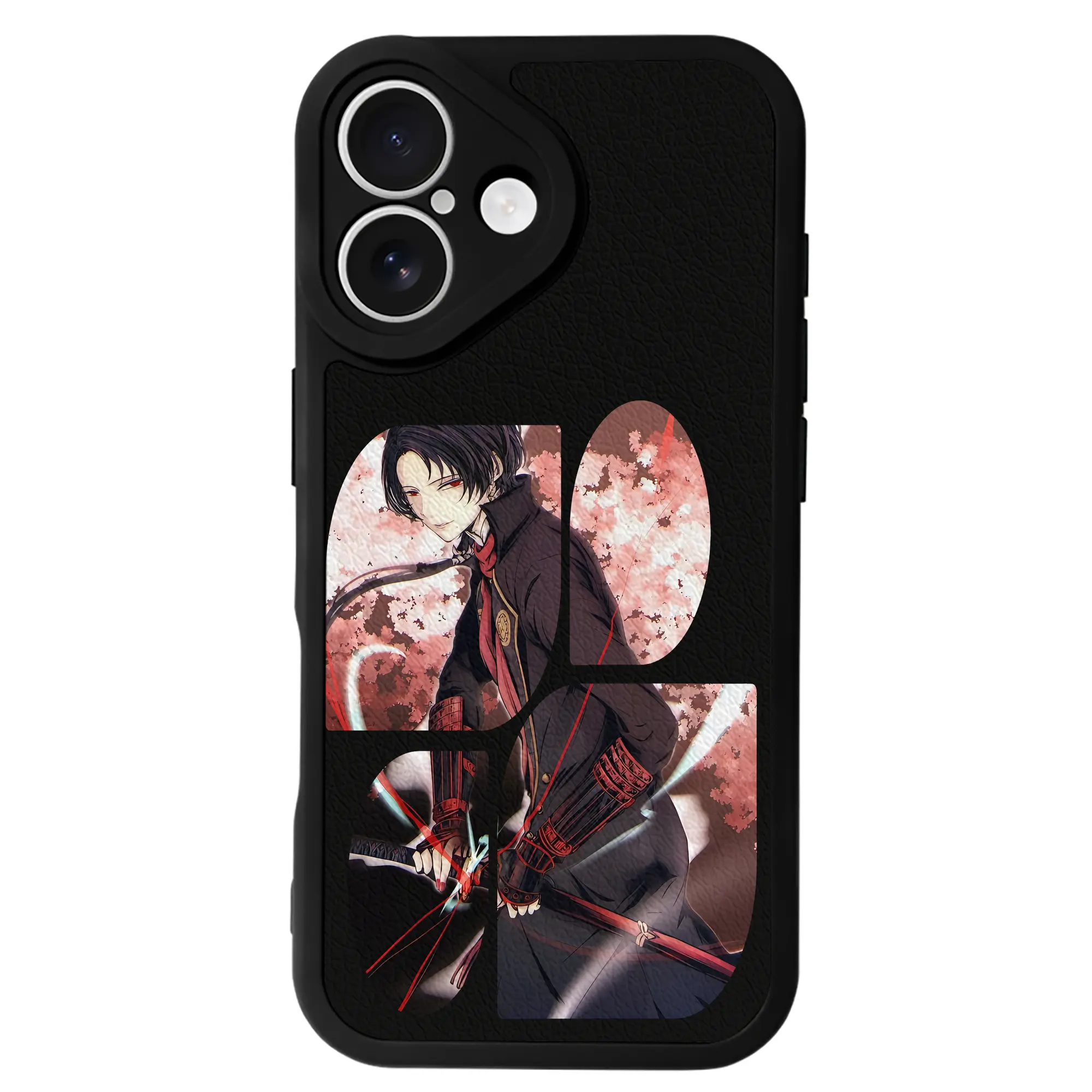 刀剣乱舞 グッズ,加州清光 - IPhone 16シリーズ対応 ・ シリコンスマホケース ・ レザー調 ・ 高精度フィット ・ 耐衝撃 ・ ワイヤレス充電対応 ・ 精密カット